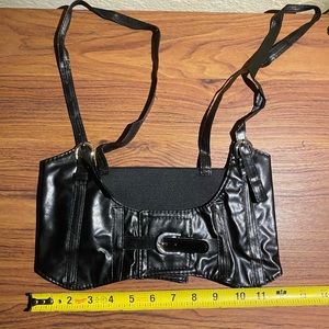 Shiny Buckled Corset Belt